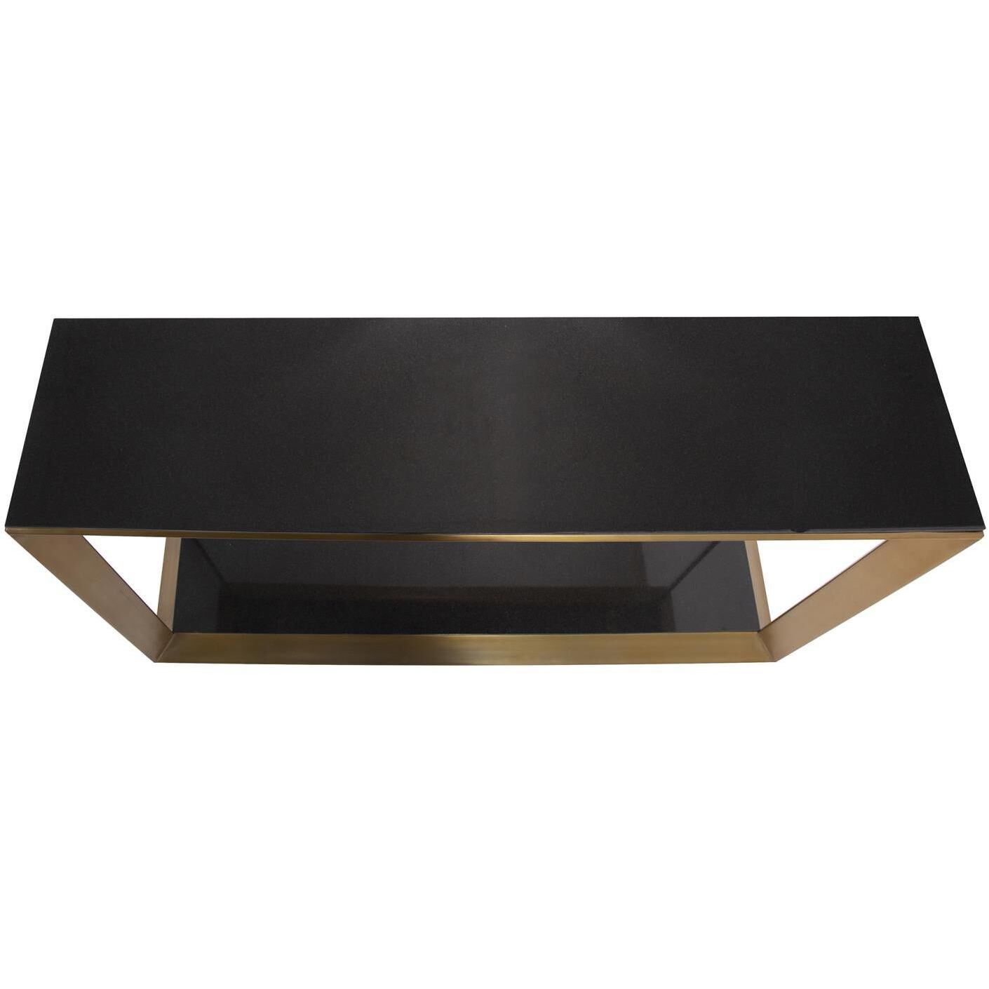 Concord 55.25 inch Brass Console Table