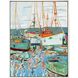 Waterside Collection Whitewash Floater  Frame Canvas
