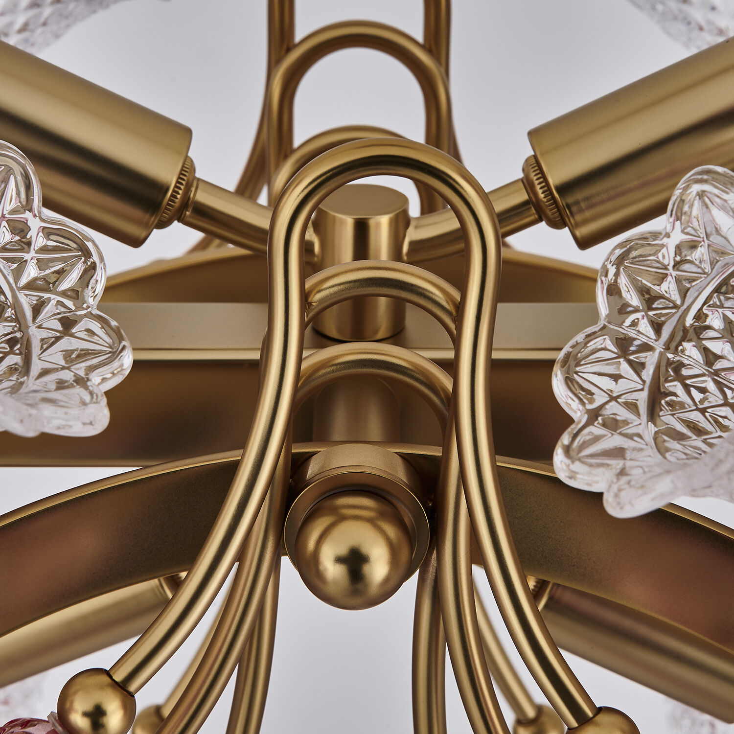 Bella Island Light Ceiling Light in Antique Brass