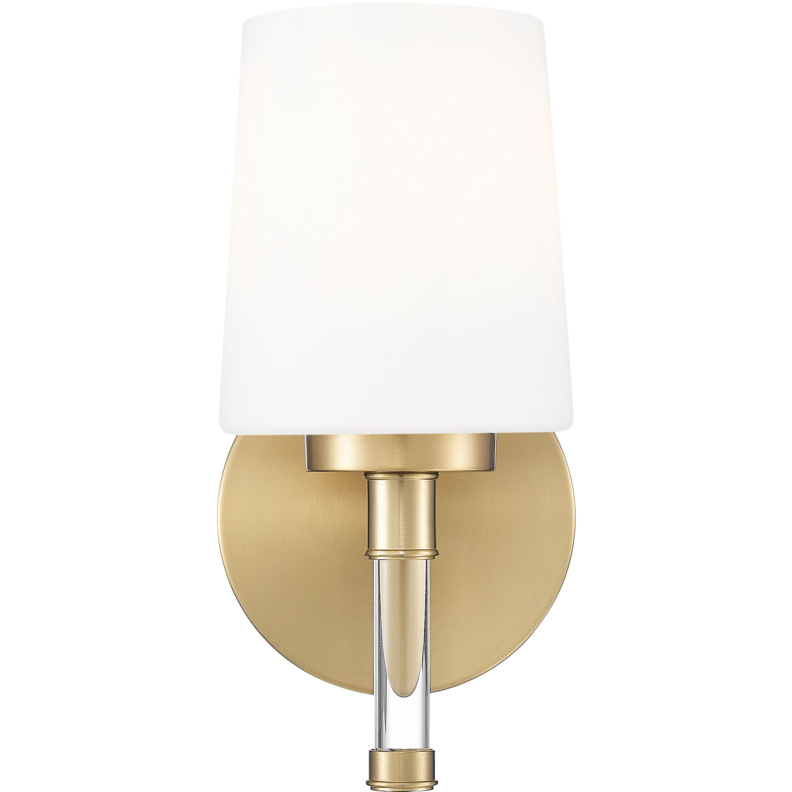 Henri 1 Light 6.5 inch Modern Gold Bathroom Vanity Wall Light