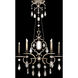 Encased Gems 6 Light 50 inch Silver Chandelier Ceiling Light in Clear Crystal