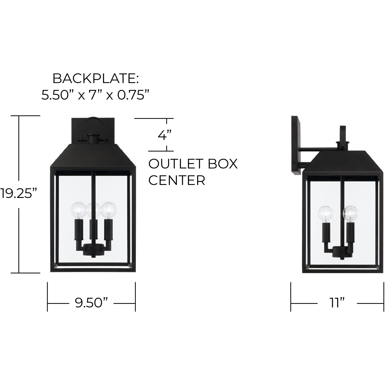 Nelson Outdoor Wall Lantern