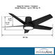 Chubby II 58 inch Coal Indoor/Outdoor Ceiling Fan, Wifi