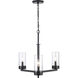 Meadowlark 3 Light 22 inch Black Chandelier Ceiling Light
