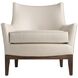 Ferguson Ivory and Dark Walnut Chair