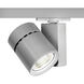 Exterminator II 1 Light 277 Platinum Track Head Ceiling Light in 4000K, 85, 25 Degrees