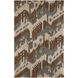 Columbia 36 X 24 inch Teal, Dark Brown, Beige Rug