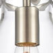 Restoration Newton 1 Light 8 inch Brushed Satin Nickel Flush Mount Ceiling Light, Restoration