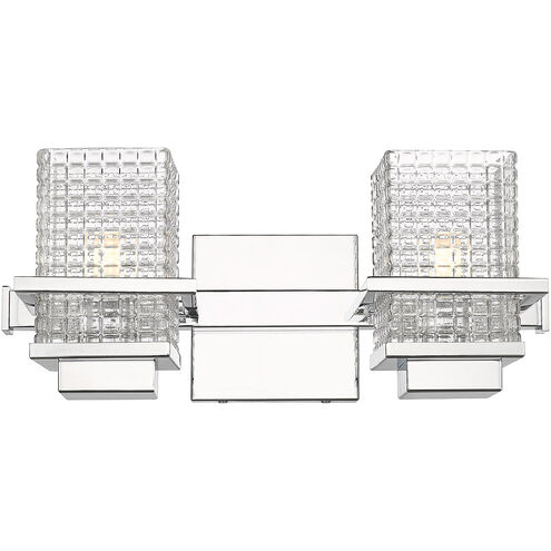 Wellfleet LED 15 inch Polished Chrome Bath Vanity Light Wall Light