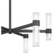 Ristretto LED 30 inch Matte Black Chandelier Ceiling Light