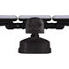 Theta LED 7.75 inch Bronze Outdoor Security in 3