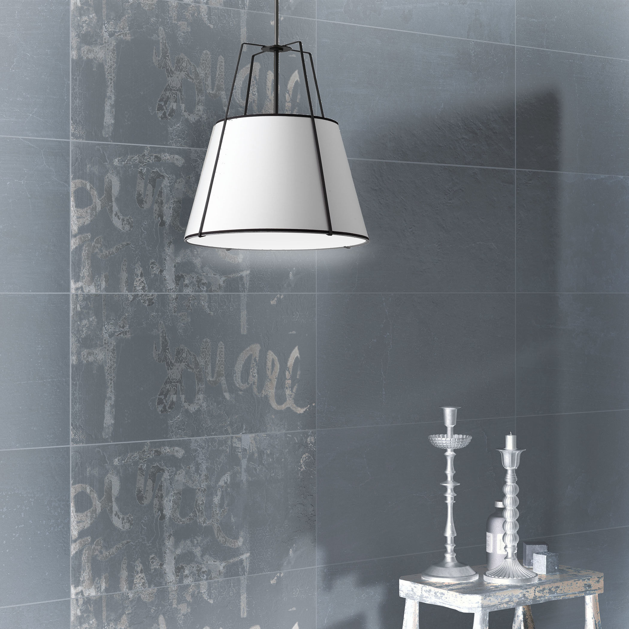 Trapezoid pendant light shop