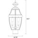 Westover 2 Light 18.25 inch Black Outdoor Post Mount Fixture