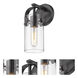 Pilaster 1 Light 5 inch Matte Black Sconce Wall Light