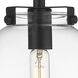 Auralume Span LED 15 inch Matte Black Bath Vanity Light Wall Light