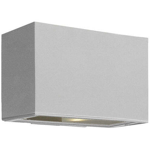 Atlantis LED 6 inch Titanium Outdoor Wall Mount Lantern, Up/Down Light