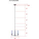 Benson 3 Light 16 inch Brushed Nickel Chandelier Ceiling Light