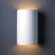 Ambiance Cylinder 2 Light 7.75 inch Bisque Wall Sconce Wall Light in Incandescent, Large