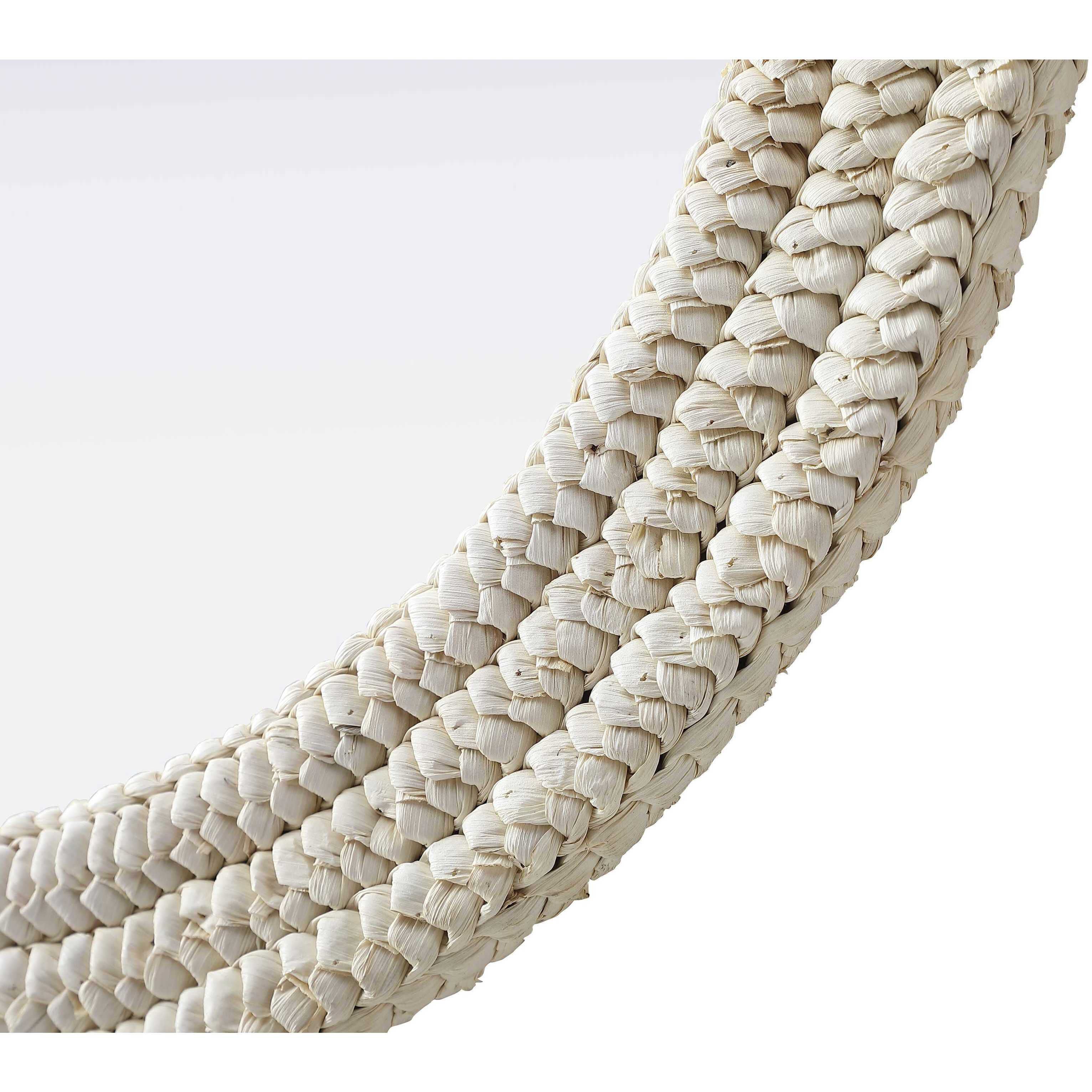 Marlowe 30 X 30 inch Linen White Mirror