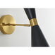 Canada 1 Light 5 inch Black and Gold Wall Sconce Wall Light