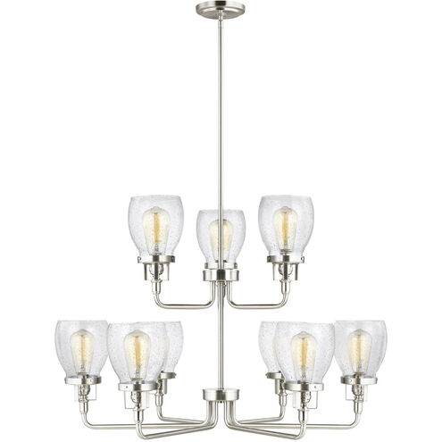 Belton 9 Light 32 inch Brushed Nickel Chandelier Ceiling Light