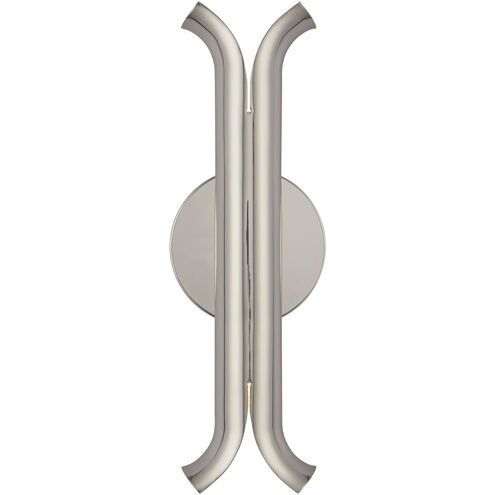 Husk Wall Sconce Wall Light in Polished Nickel