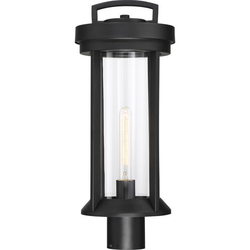 Huron 1 Light 21 inch Aged Bronze and Glass Outdoor Post Lantern