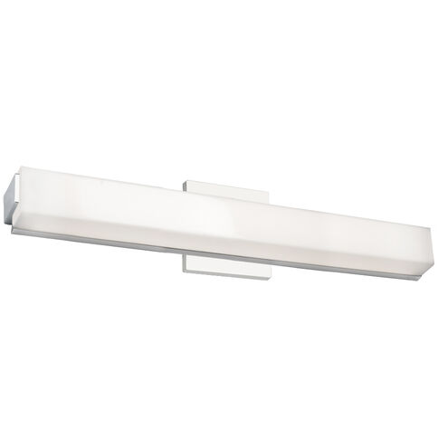 Latitude LED 24.63 inch Chrome Bath Vanity Light Wall Light