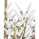Magnum Opus 4 Light 22.5 inch Brass Semi-Flush Mount Ceiling Light