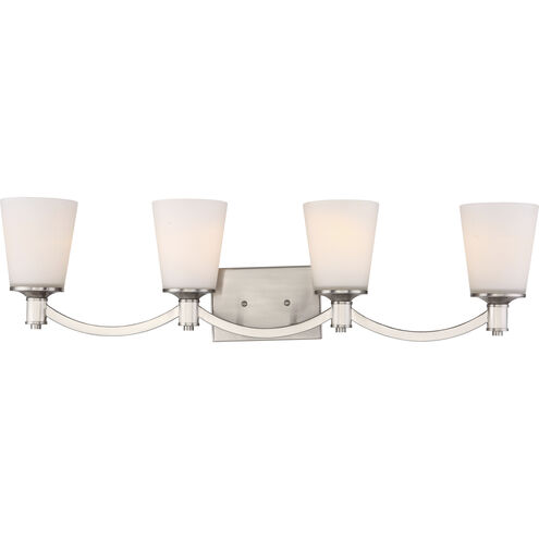 Laguna 4 Light 33 inch Brushed Nickel Vanity Light Wall Light