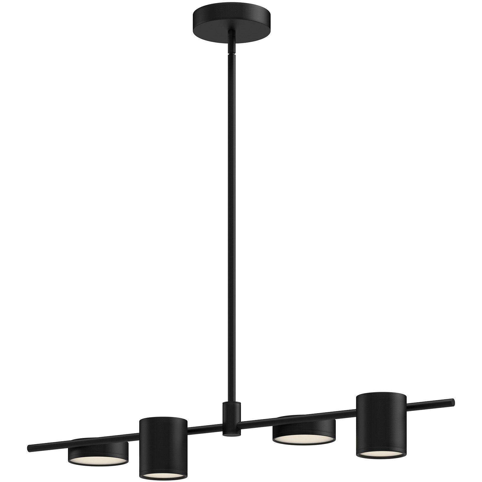 Jayden LED 40 inch Black Linear Pendant Ceiling Light