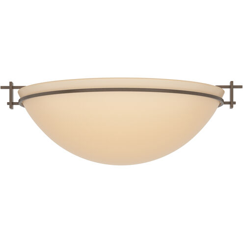 Moonband 3 Light 15.9 inch Bronze Semi-Flush Ceiling Light in Sand, Large