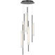 Barbara Barry Windchime LED 17.25 inch Bronze Chandelier Ceiling Light