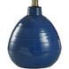 Cameron 21.5 inch 60 watt Sailor Navy Blue Table Lamp Portable Light