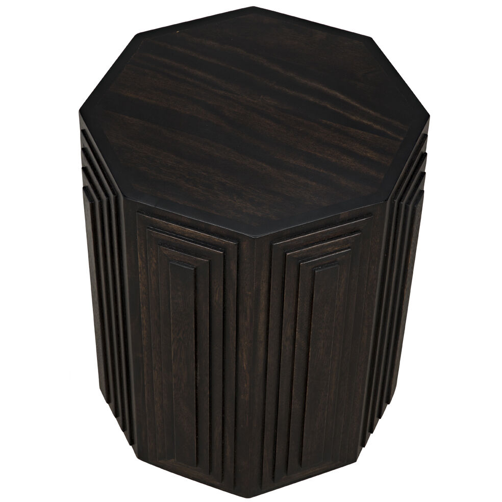 Moore 26 X 22 inch Ebony Walnut Side Table