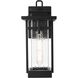 Cambria 1 Light 14 inch Black Outdoor Wall Sconce