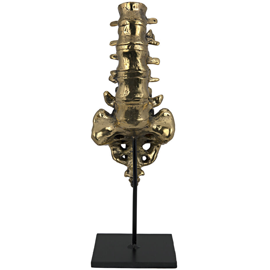 Vertebrae Brass Decor Accessory