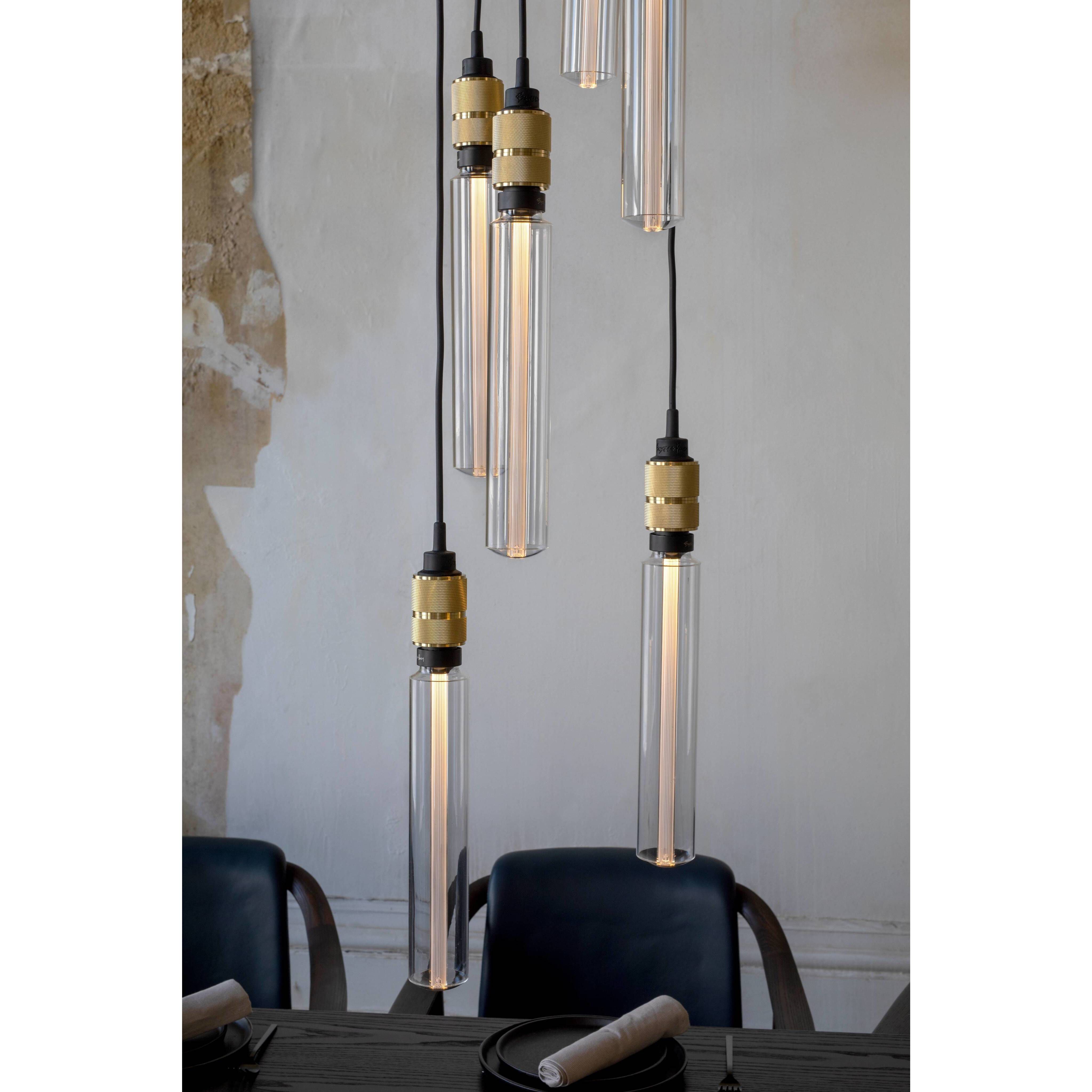 Hooked 6.0 LED 5.91 inch Brass Pendant Ceiling Light, Nude