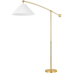 Birdie 57.5 inch 15.00 watt Aged Brass Floor Lamp Portable Light