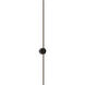 Midnight 1 Light 4.75 inch Black ADA Wall Sconce Wall Light