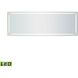 Luminite 55 X 18 inch Mirror Wall Mirror