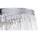 Canada 34 Light 36 inch Chrome Chandelier Ceiling Light