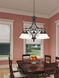 Coronado 5 Light 26 inch Bronze Dinette Ceiling Light