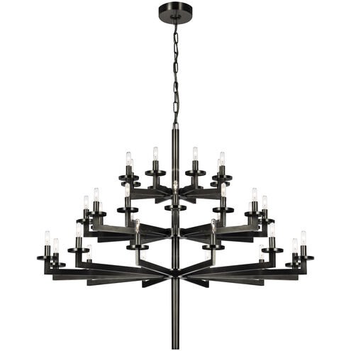 Kelly Wearstler Liaison 32 Light 47.5 inch Bronze Triple Tier Chandelier Ceiling Light in (None)