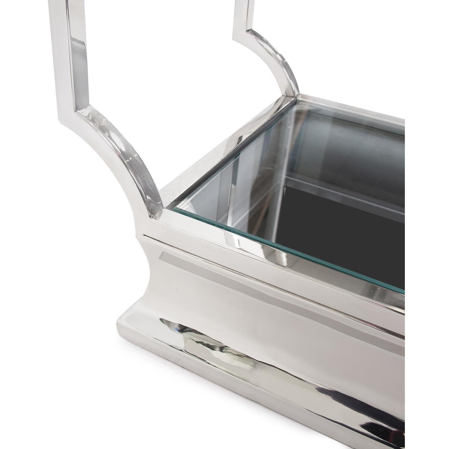 Scola 90.5 X 43.5 inch Silver Etagere