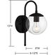 Farmhouse Outdoor Wall Lantern in Oil Rubbed Bronze