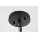Livingston 1 Light 6.5 inch Black Outdoor Pendant