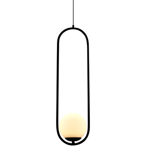 Capri 6 inch Black Pendant Ceiling Light