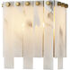 Viviana 2 Light 7.5 inch Rubbed Brass Wall Sconce Wall Light