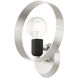 Modesto 1 Light 9 inch Brushed Nickel ADA ADA Single Sconce Wall Light